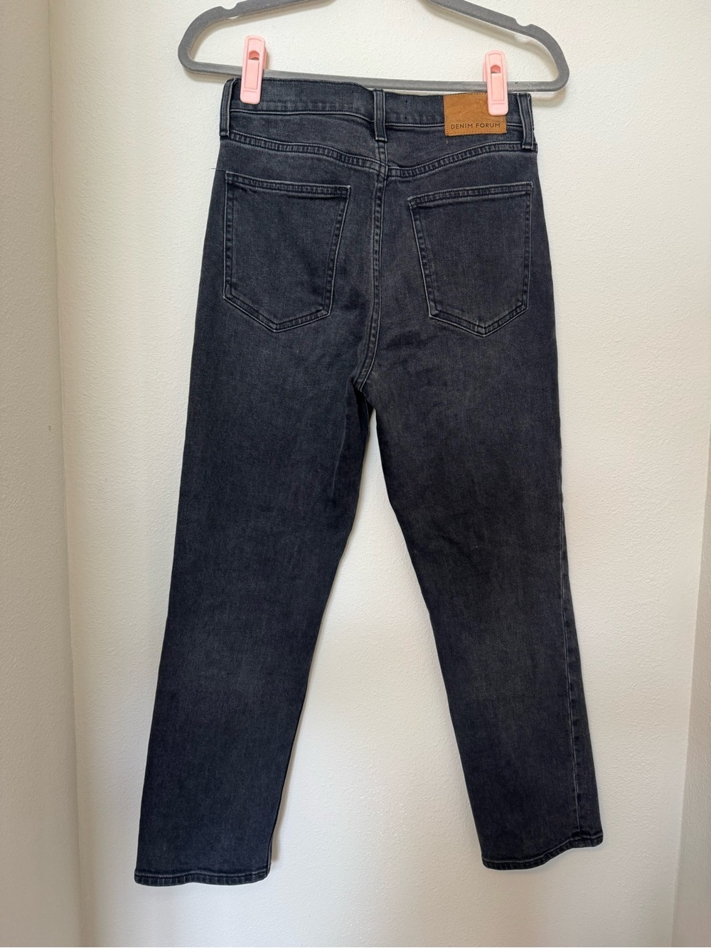 Denim Forum from Aritzia The Arlo High Rise Straight in Washed Black - Picture 6 of 10